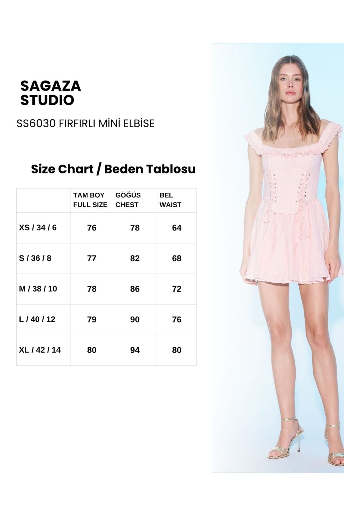 Korseli Mini Elbise