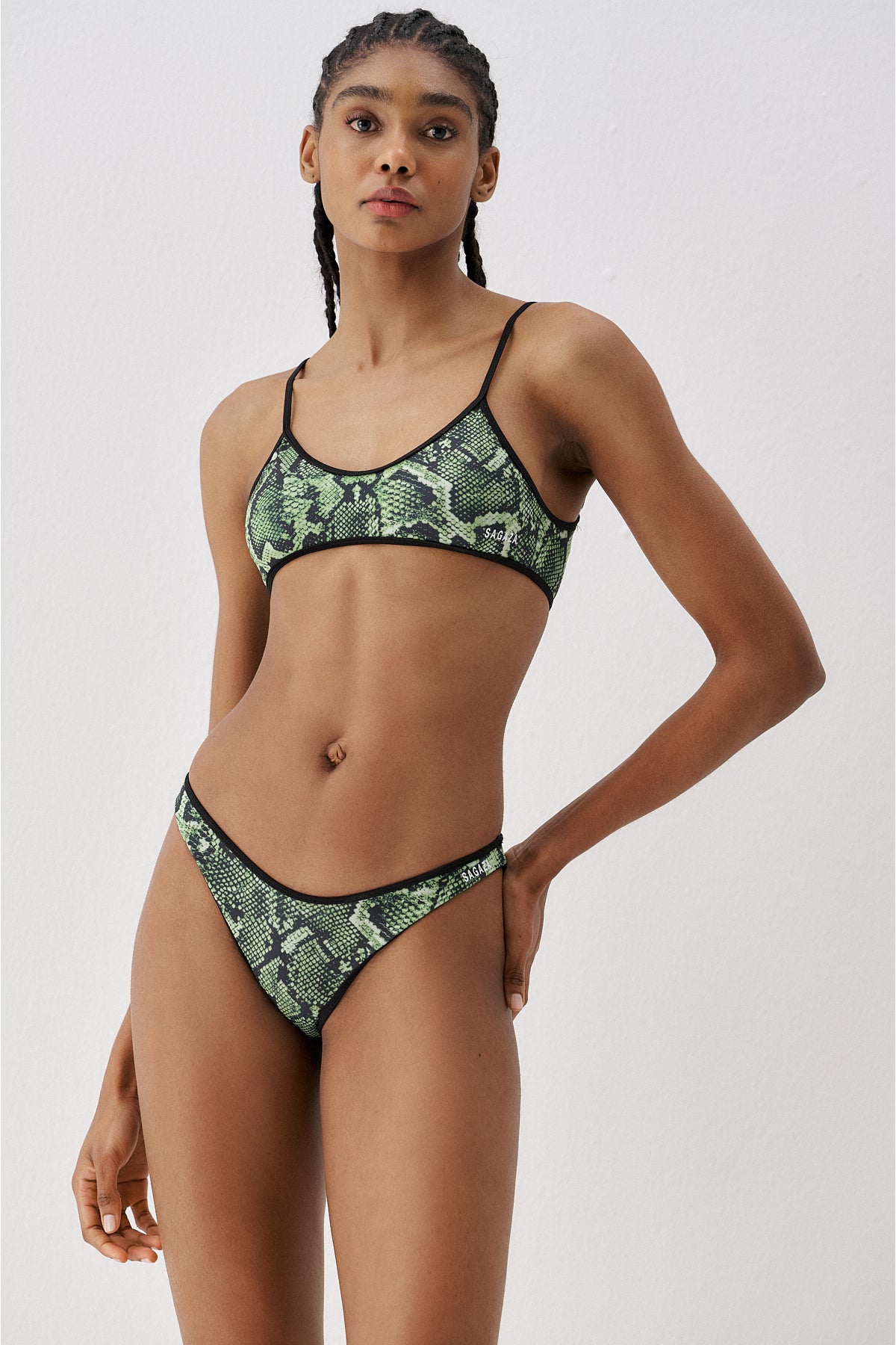 Yılan Desenli Bikini Set