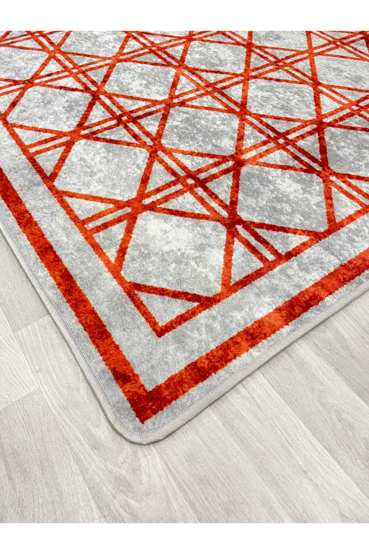 Geometrik Desen Lateks Taban Salon ve Yolluk Antre Halı