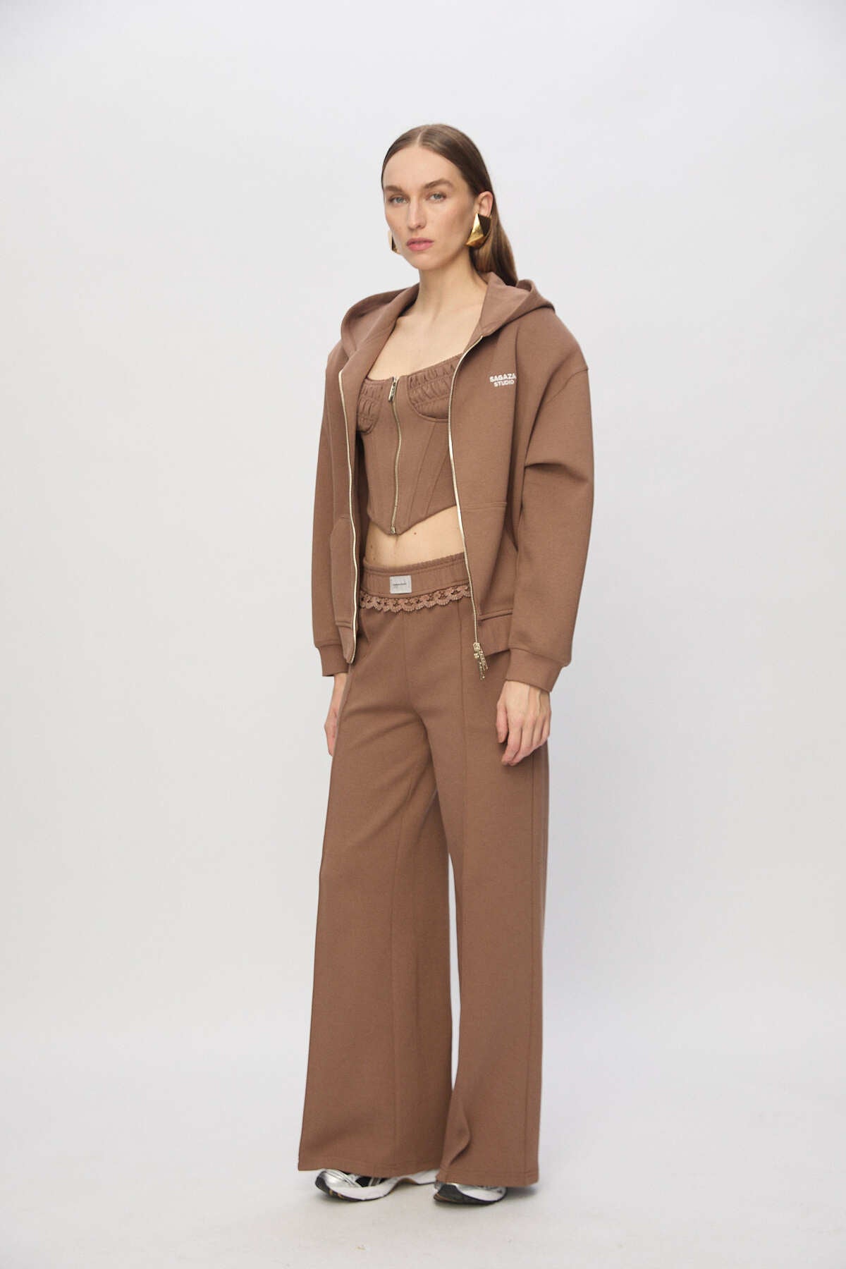 Kapşonlu Oversize Sweatshirt