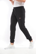 Men's Black Waffle Sweatpants