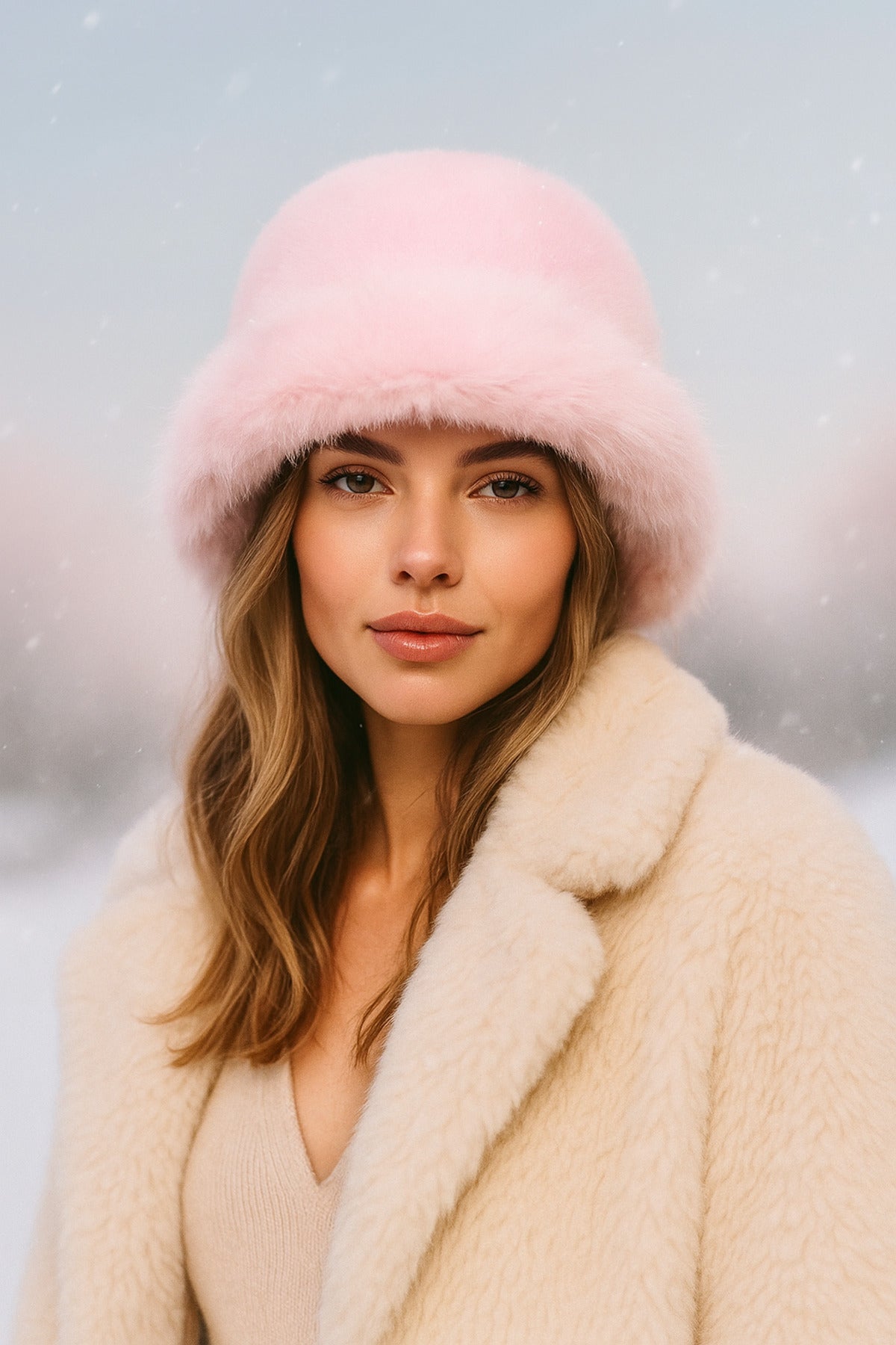 Kahverengi İthal Katlanabilir Peluş Kulaklık KLK01