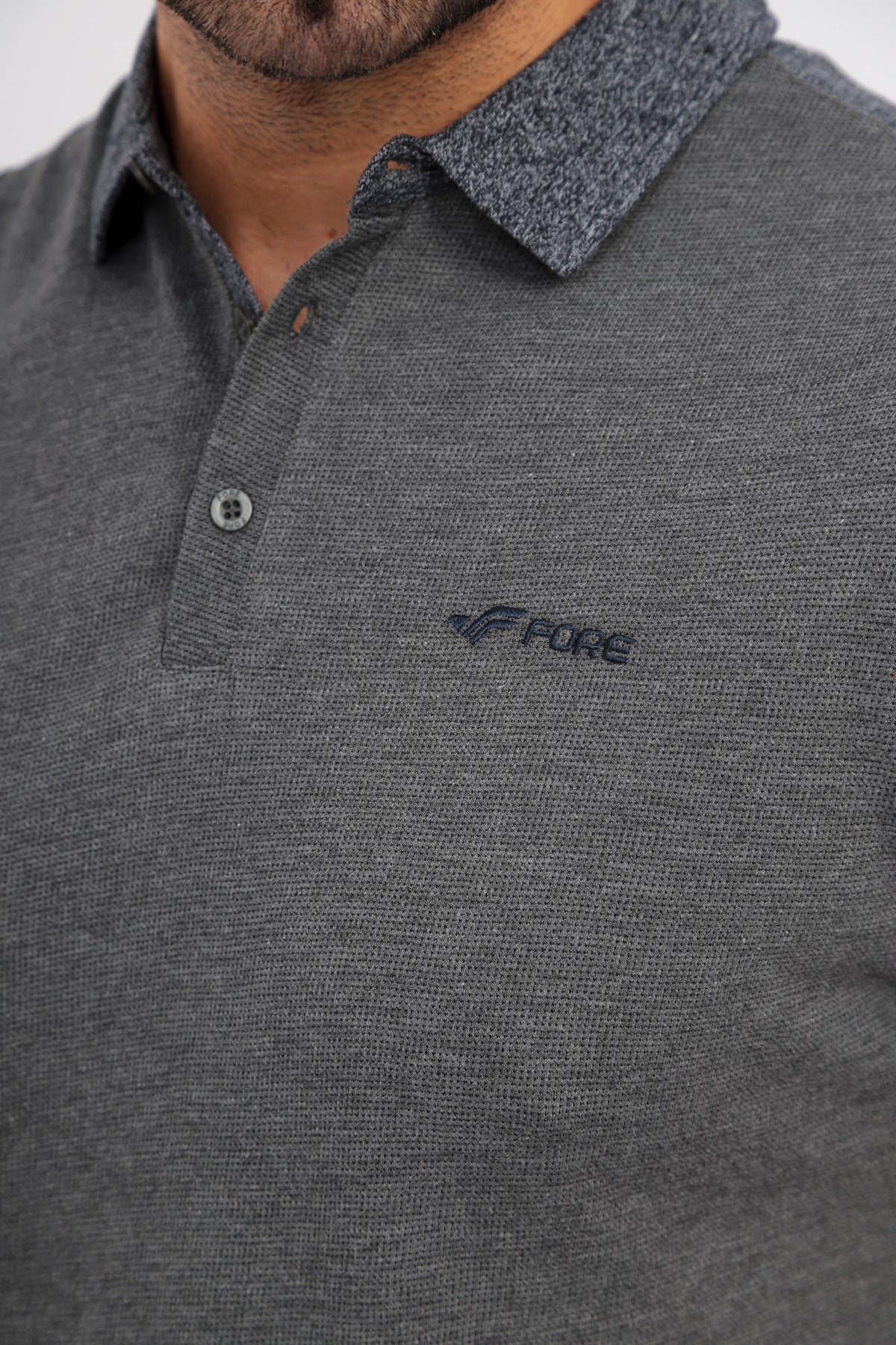 Erkek Füme Polo Yaka T-shirt Takım