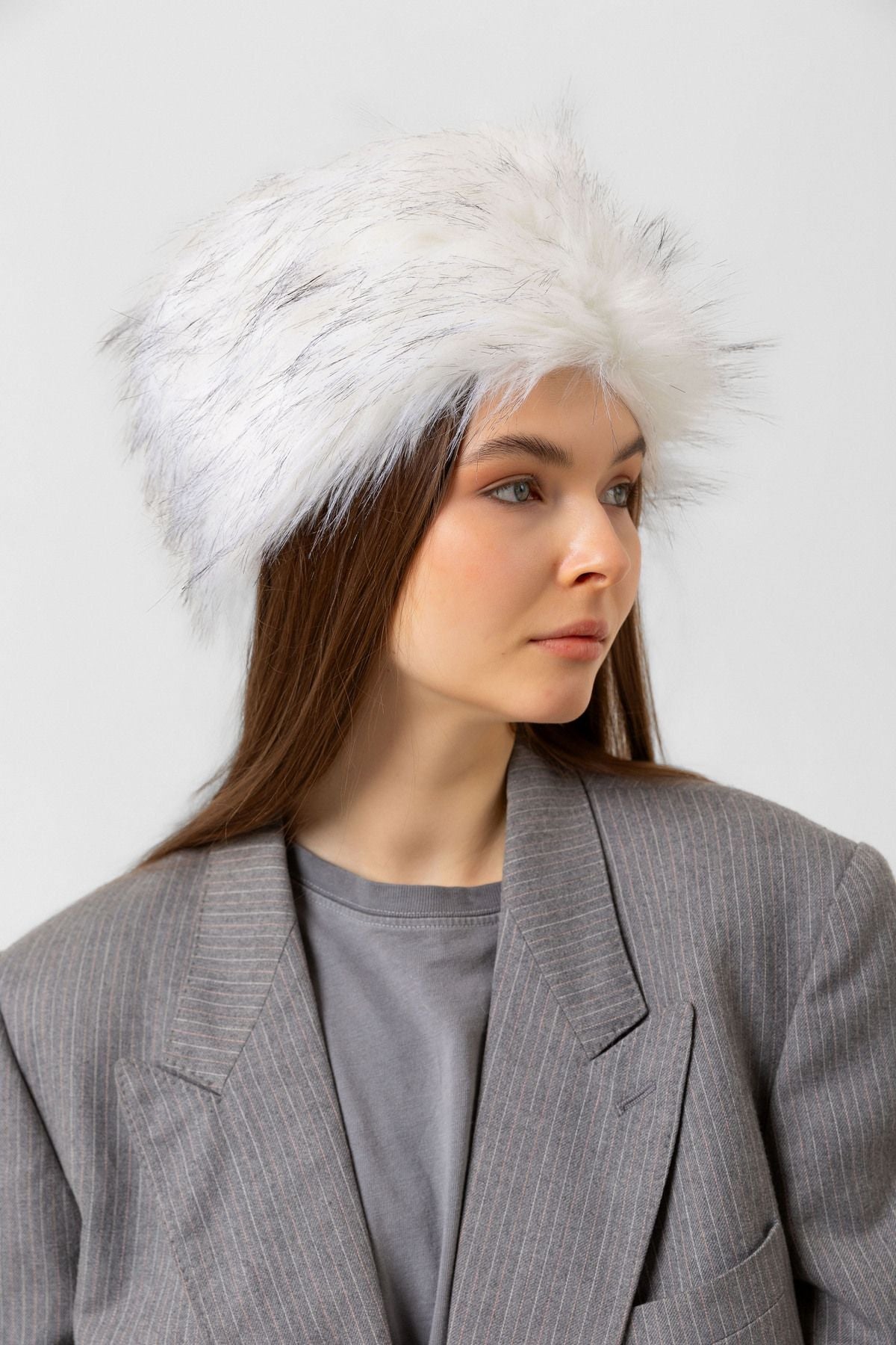 Kahverengi İthal Katlanabilir Peluş Kulaklık KLK01
