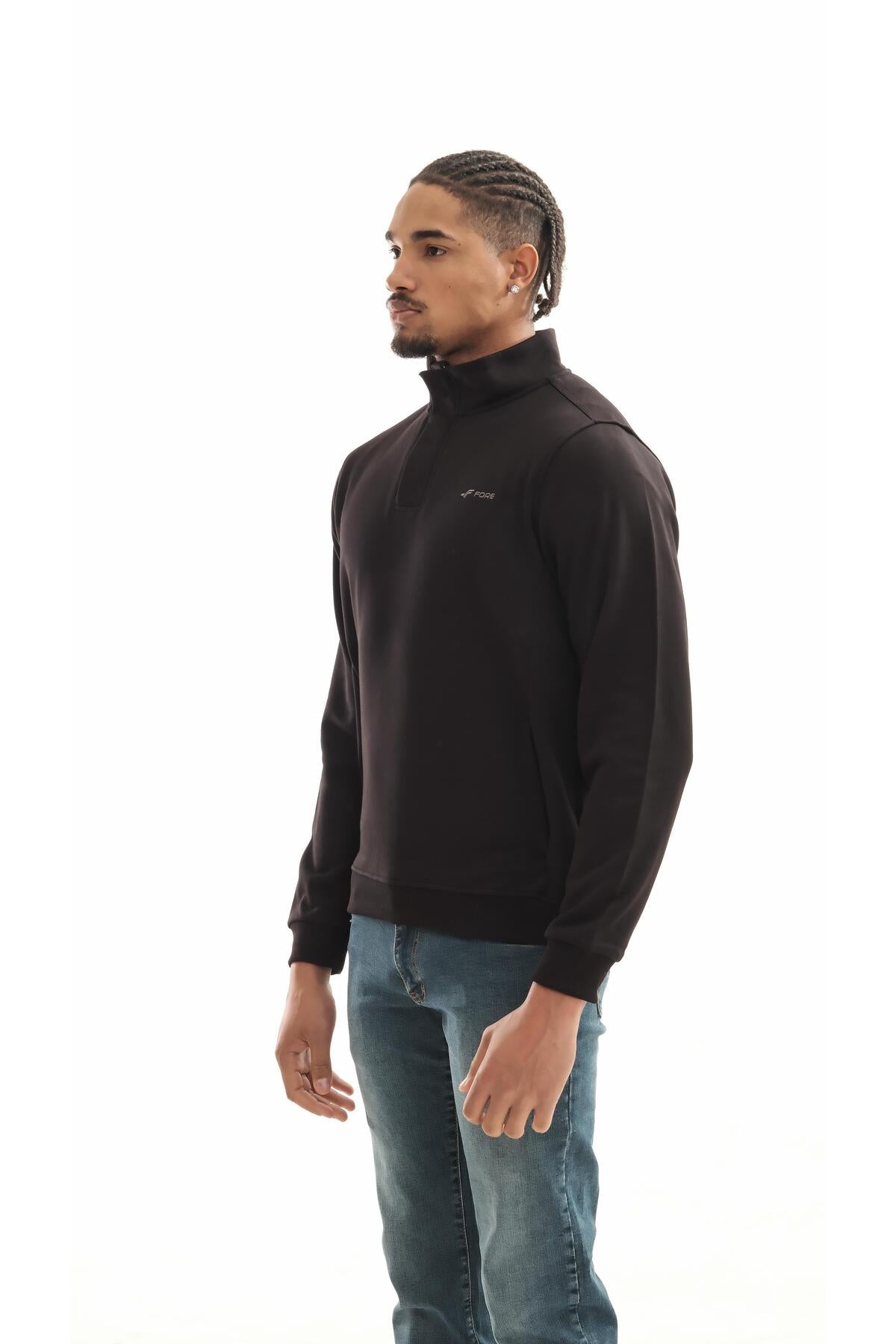 Boğazlı sweatshirt