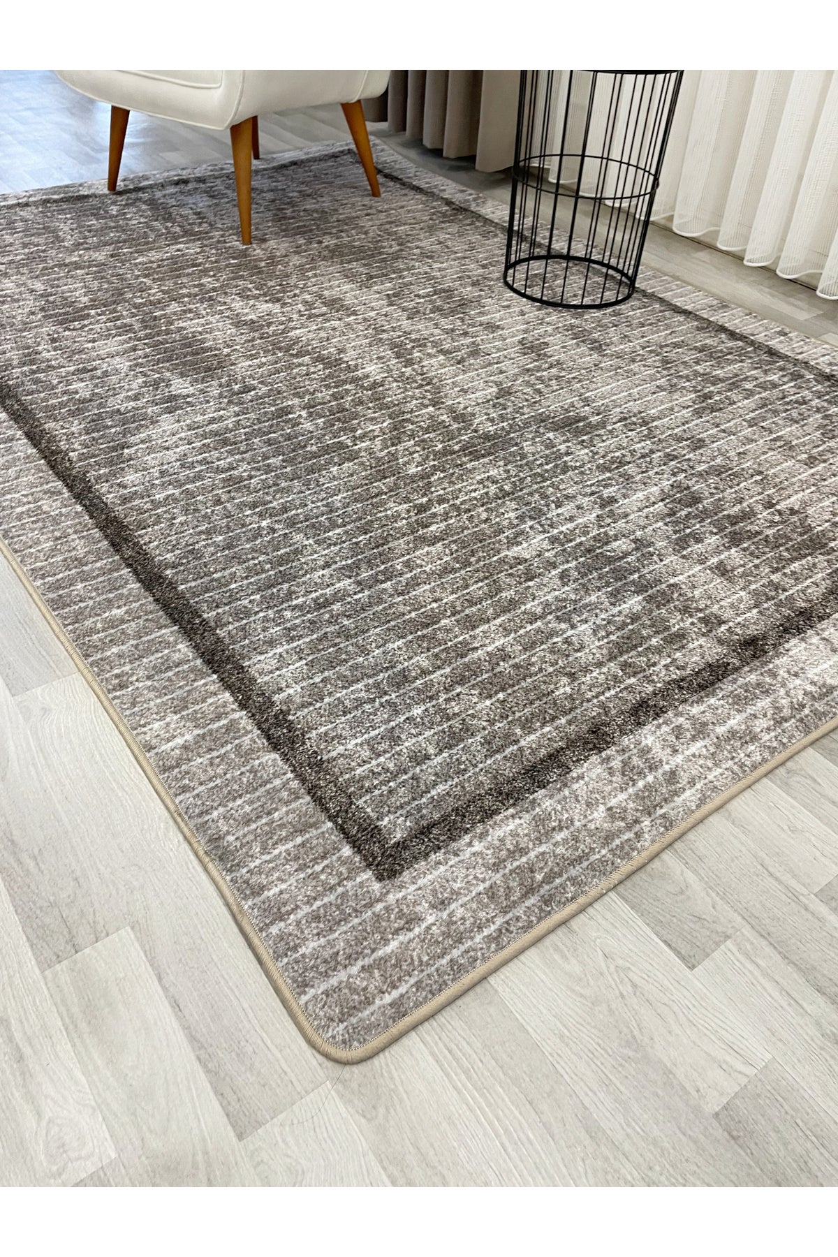 ��skandinav Tarzı Kaymaz Taban Sisal Görünüm Yolluk Halı