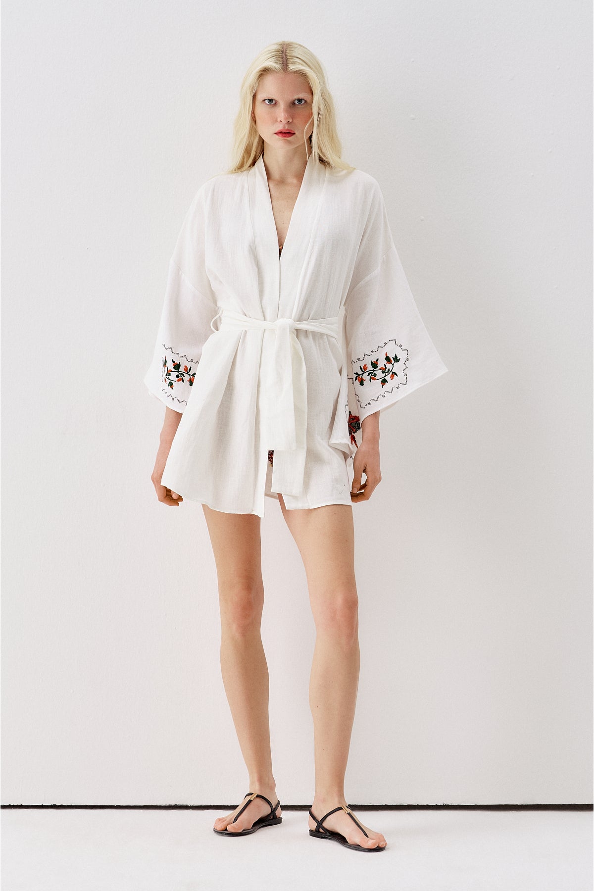 Desenli Kimono