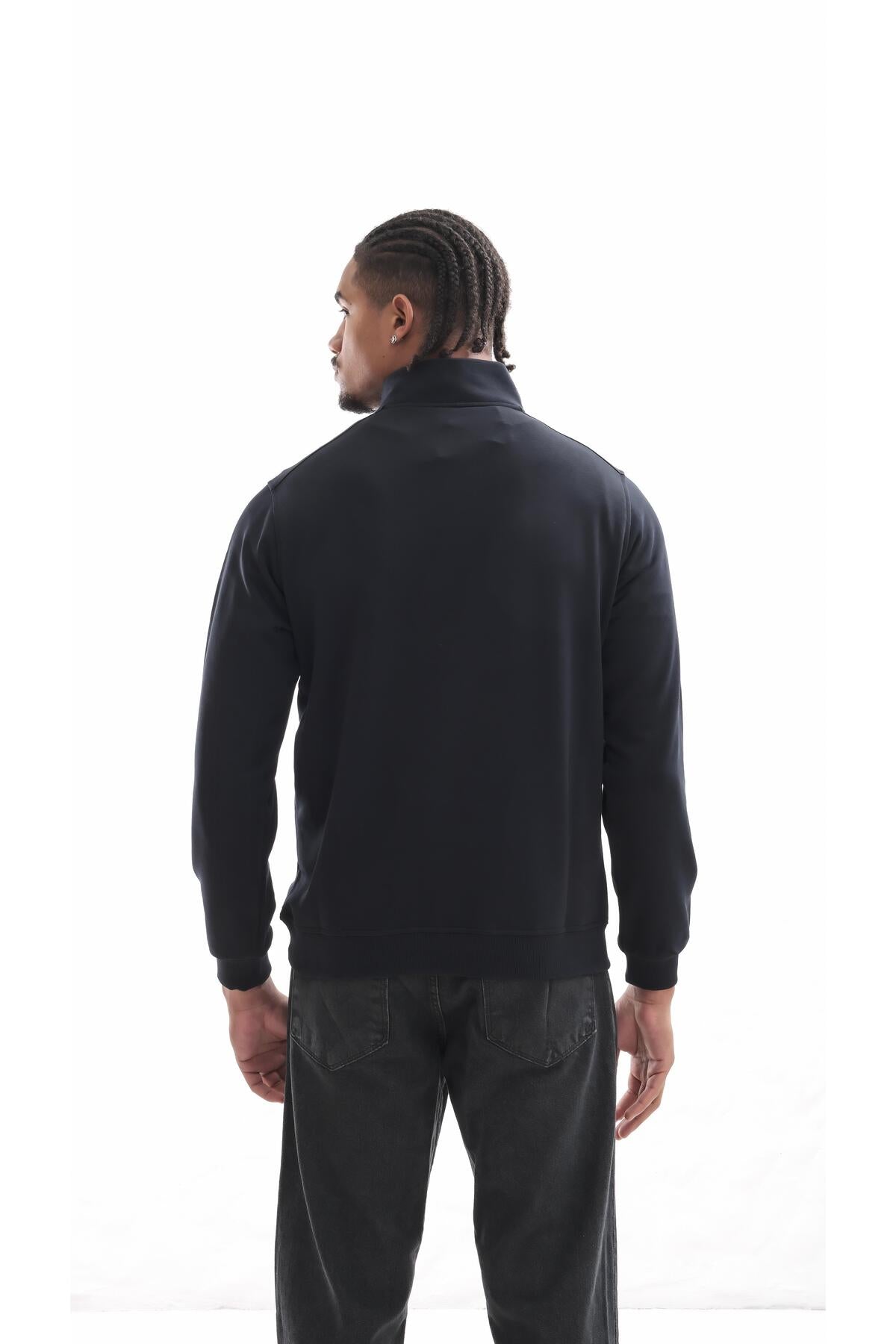 Boğazlı sweatshirt