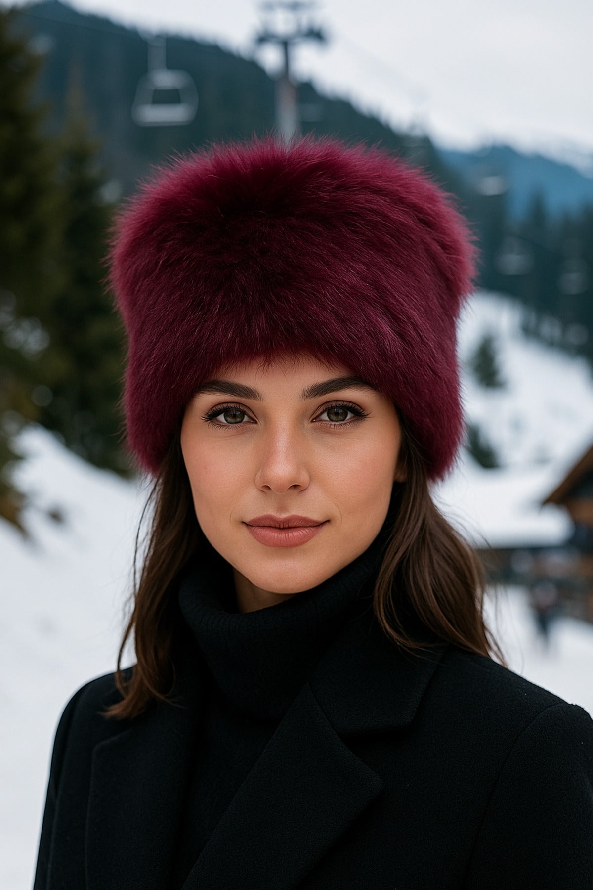 Kahverengi İthal Katlanabilir Peluş Kulaklık KLK01