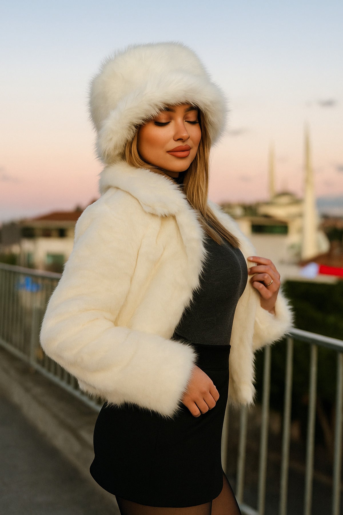 Kahverengi İthal Katlanabilir Peluş Kulaklık KLK01