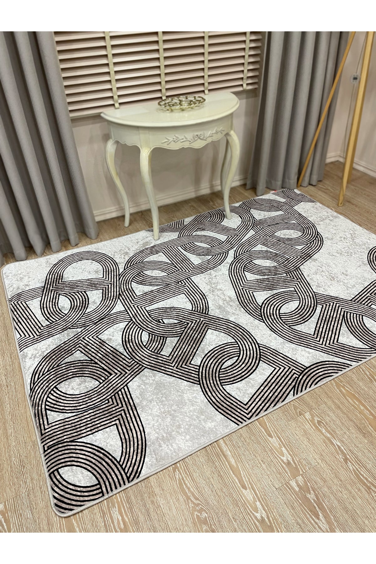 Çengel Desen Modern Desen Lateks Taban Halı