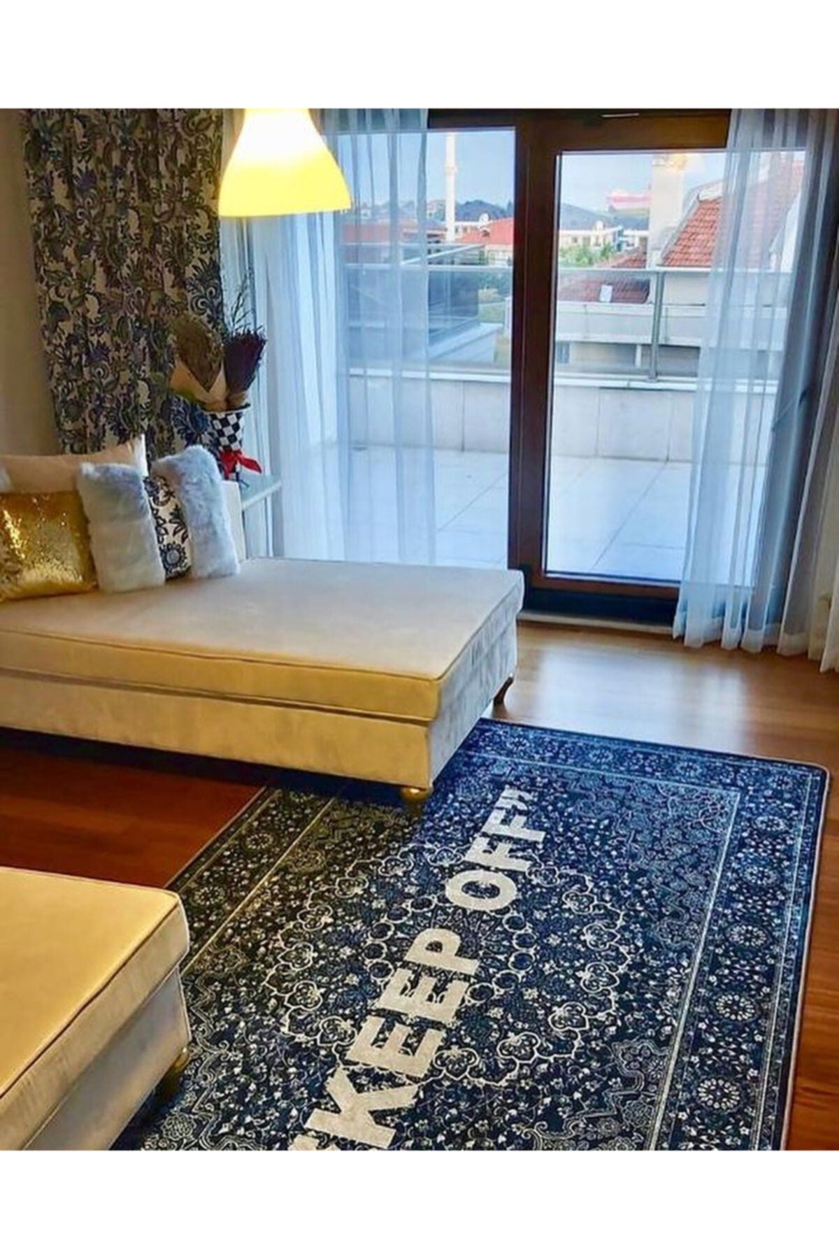 Keep Off Saçaksız Lateks Deri Taban Su Geçirmez Leke Tutmaz Halı