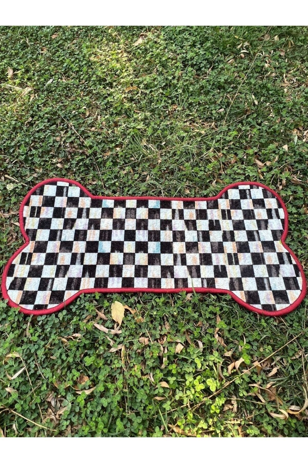 Evcıl Hayvan Mama Altı Paspası - (70 X 36 ) Yeşil