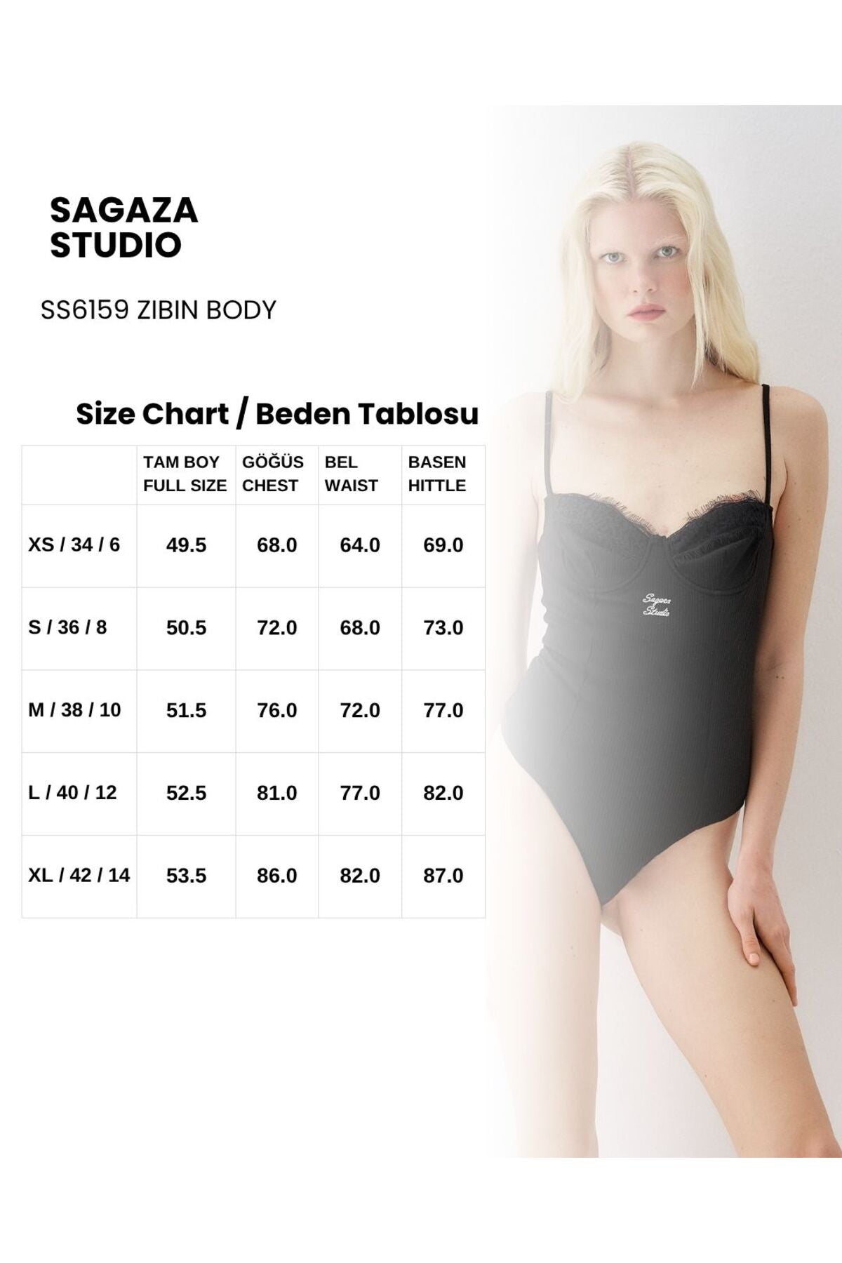 İp Askılı Çıt Çıtlı Body
