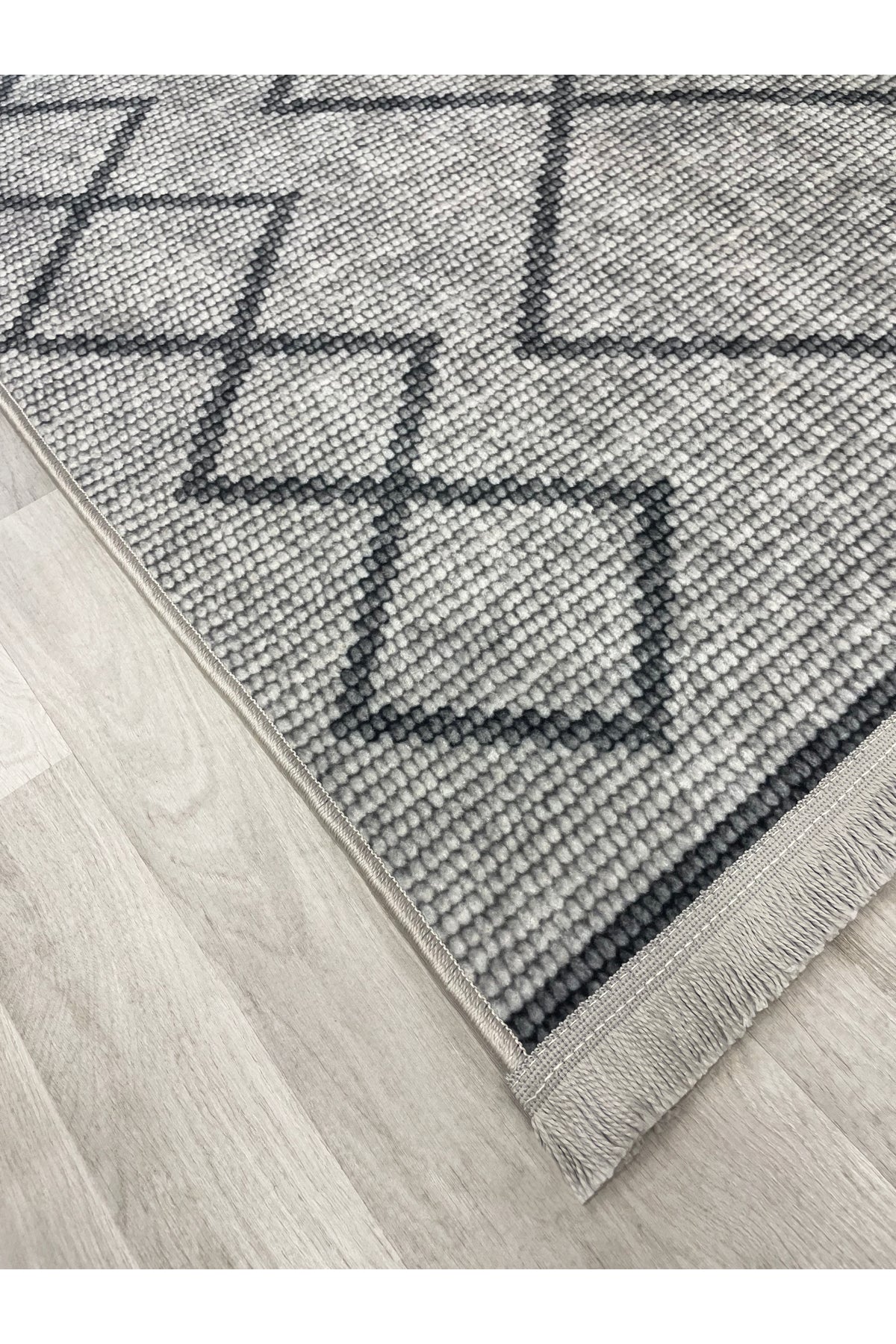 Geometrik Desen Lateks Taban Salon ve Yolluk Antre Halı