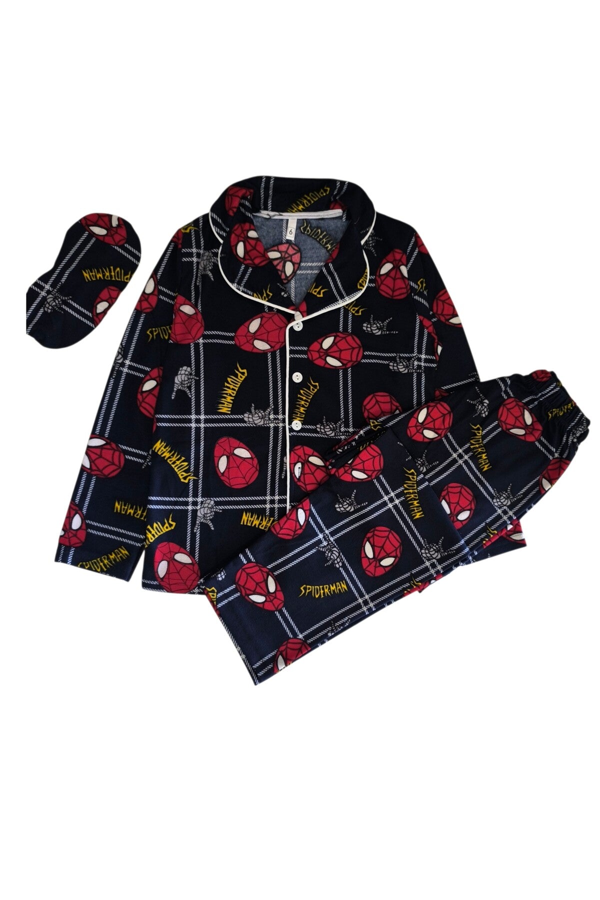 Erkek çoçuk pamuklu pijama takımı