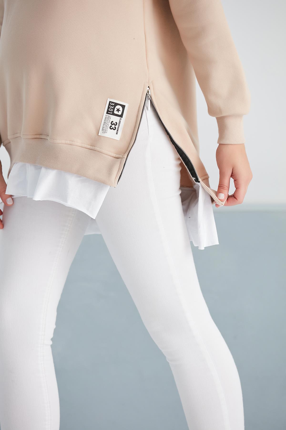 6465-üç Iplik Penye Yünlü Hamile Giyim Sweatshirt