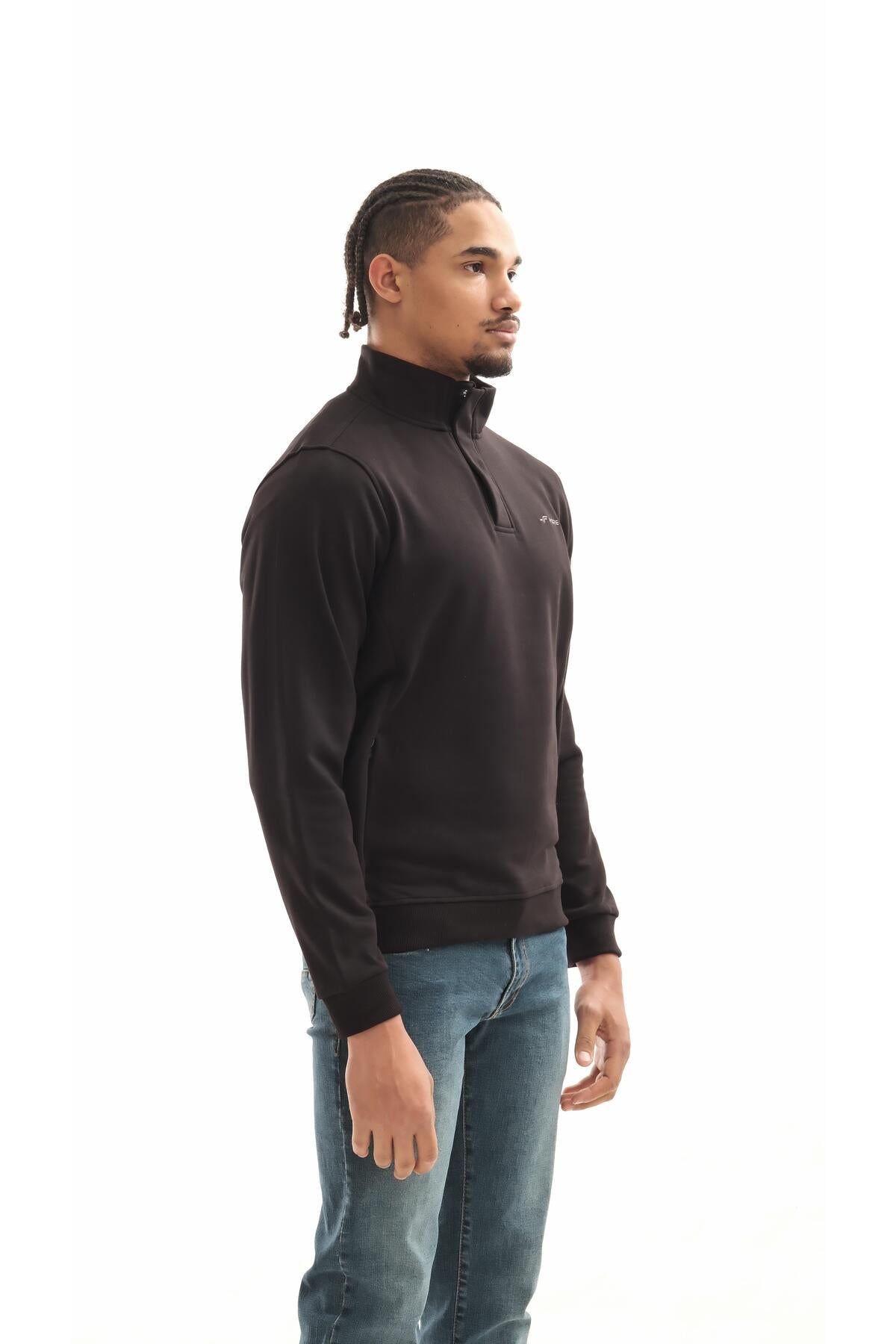 Boğazlı sweatshirt