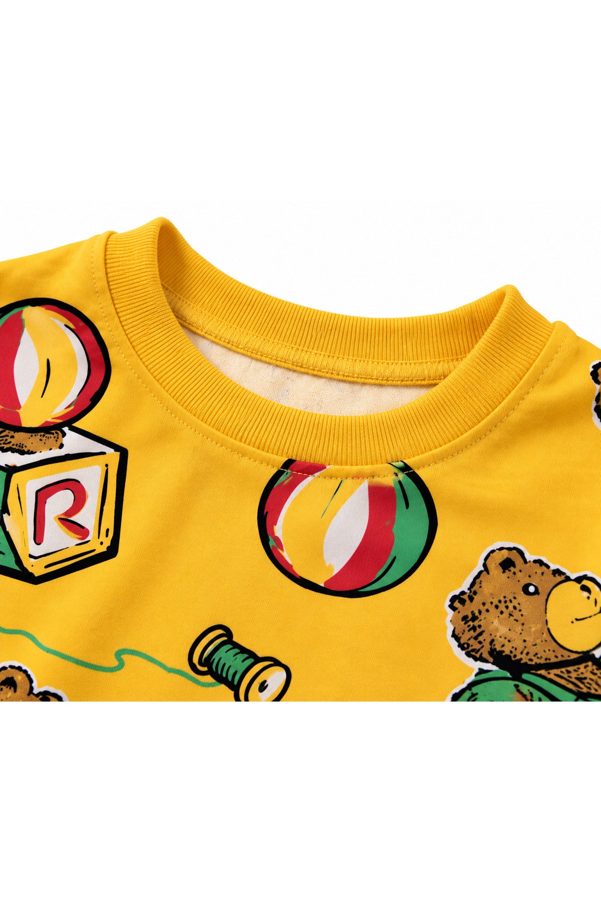 Erkek çocuk %100 pamuklu elmas Kids uzun kollu Pijama takımı