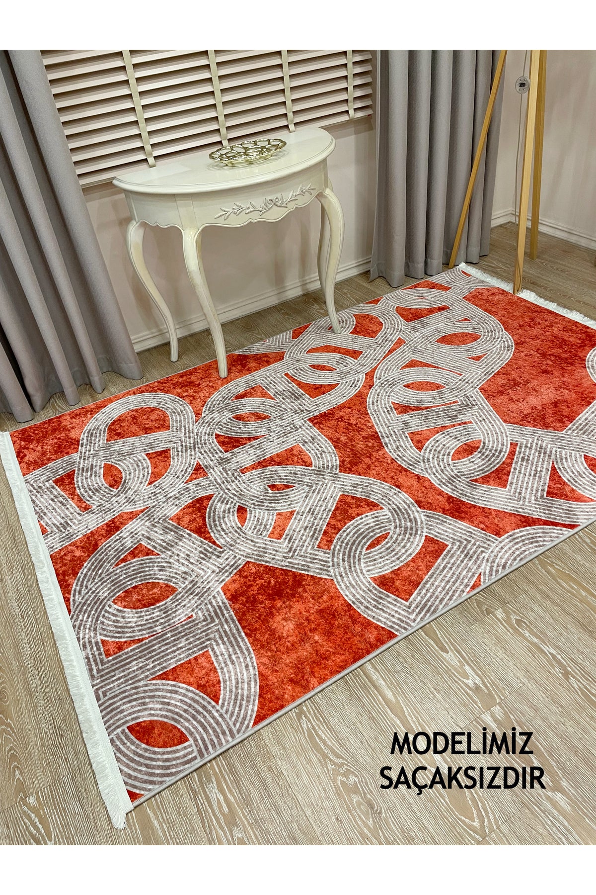 Çengel Desen Modern Desen Lateks Taban Halı