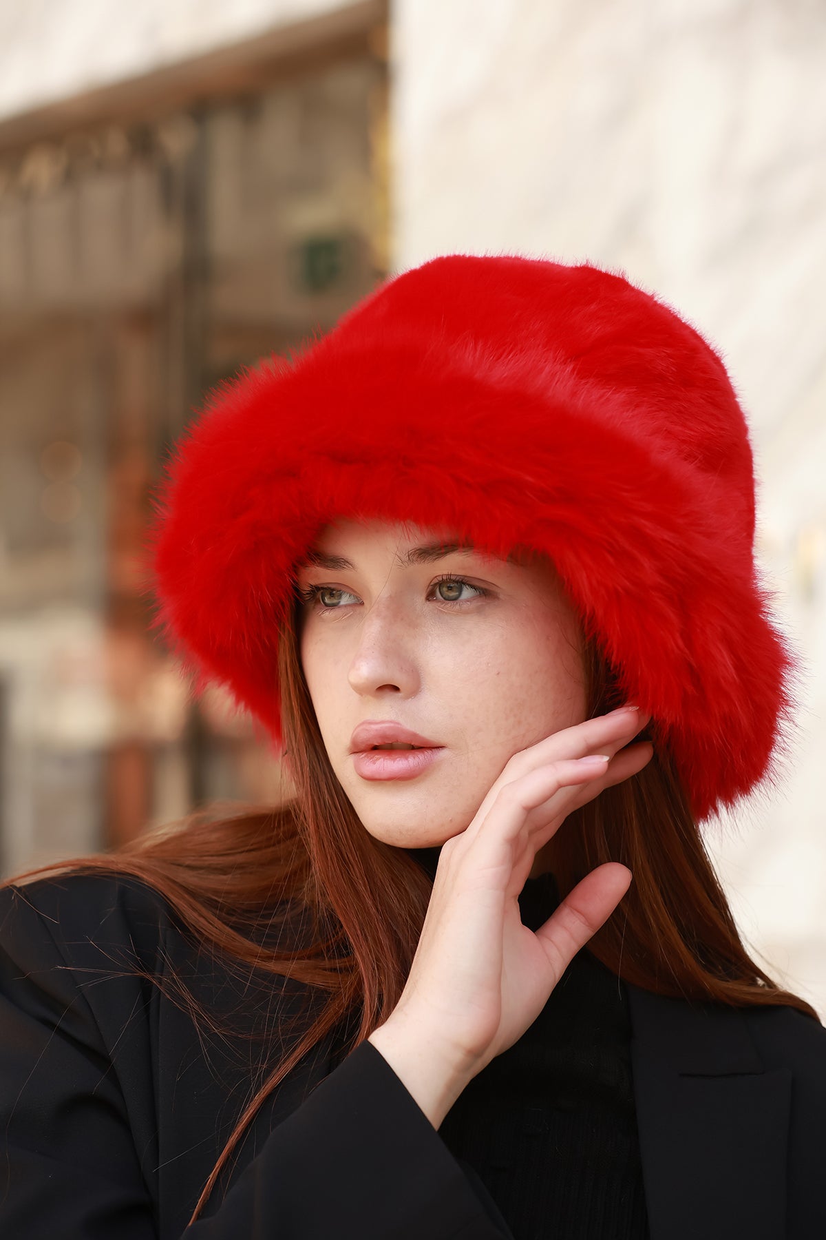 Kahverengi İthal Katlanabilir Peluş Kulaklık KLK01