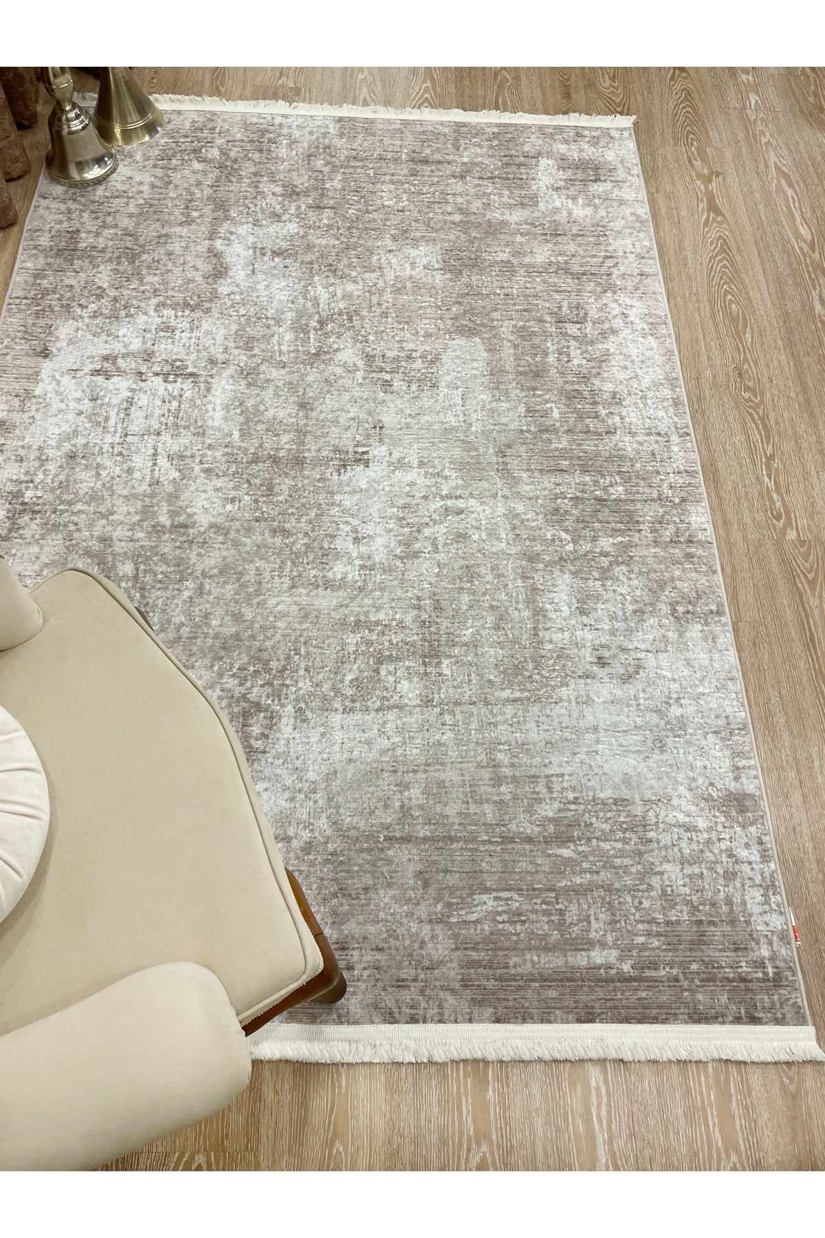 Yüksek Kalite - Kaymaz Taban Saçaklı Koridor Mutfak Salon Kesme Yolluk Halı