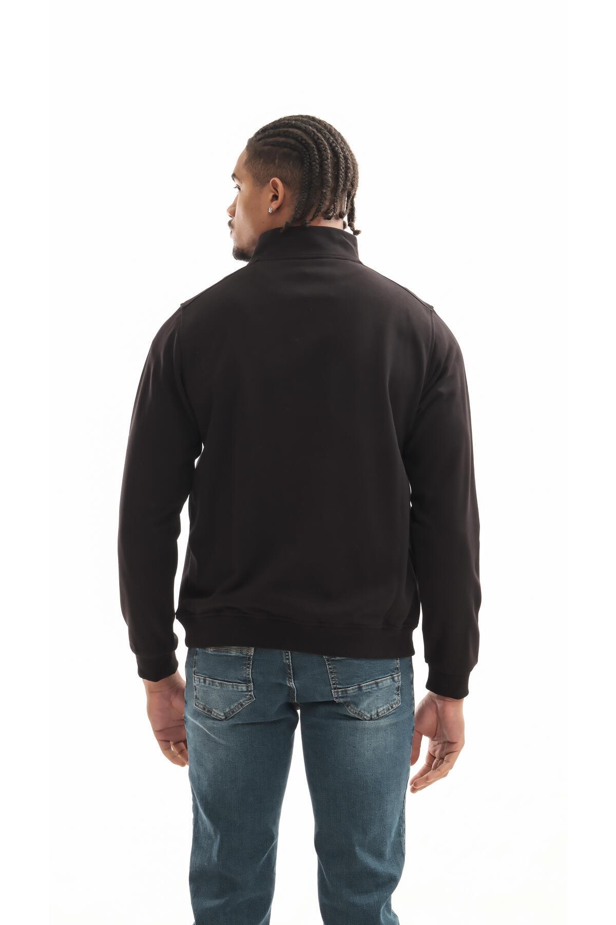 Boğazlı sweatshirt