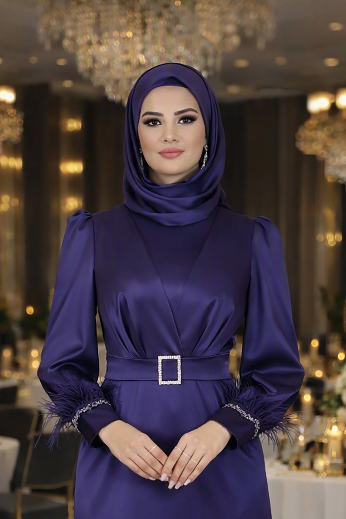 Saten Abiye Elbise