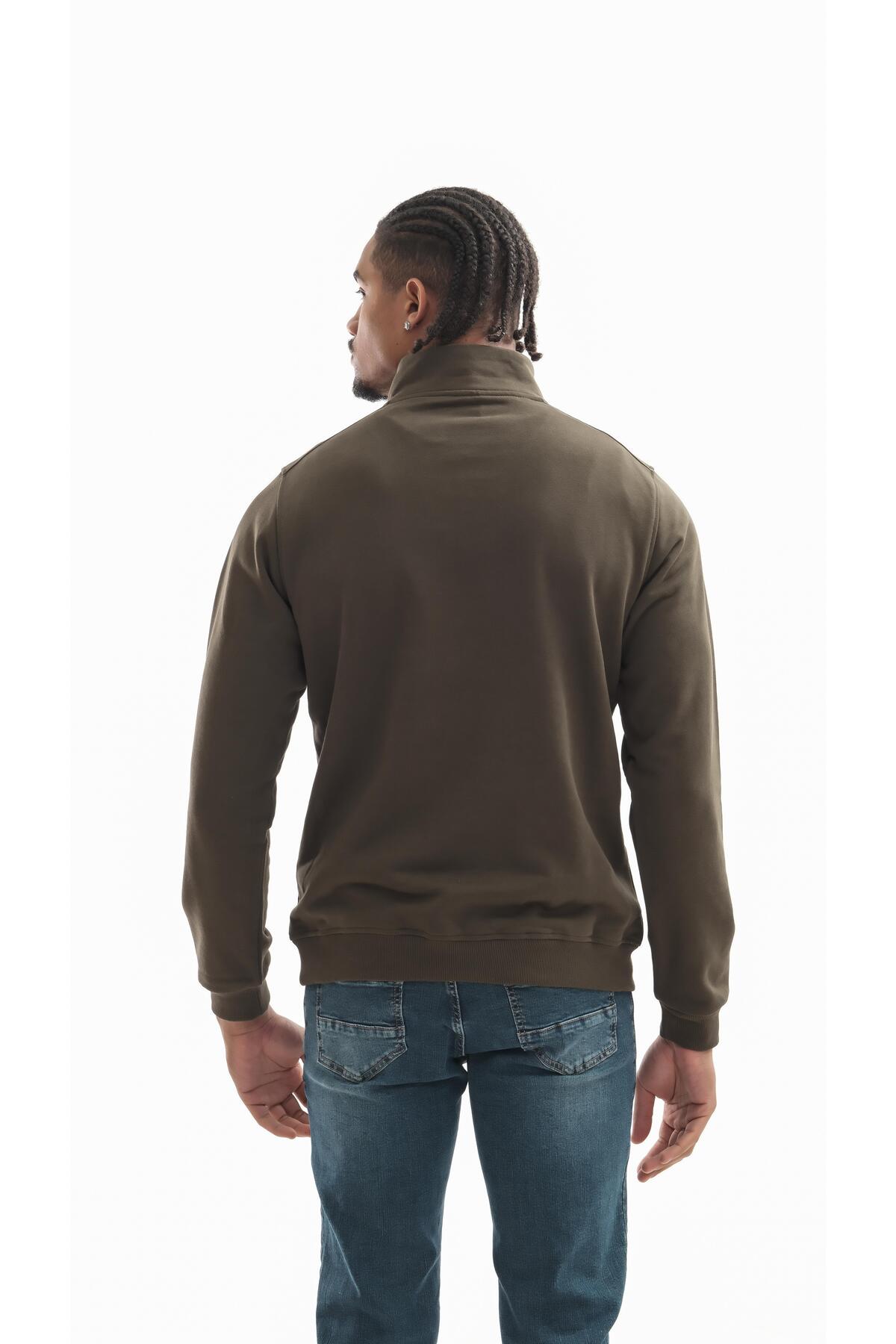 Boğazlı sweatshirt
