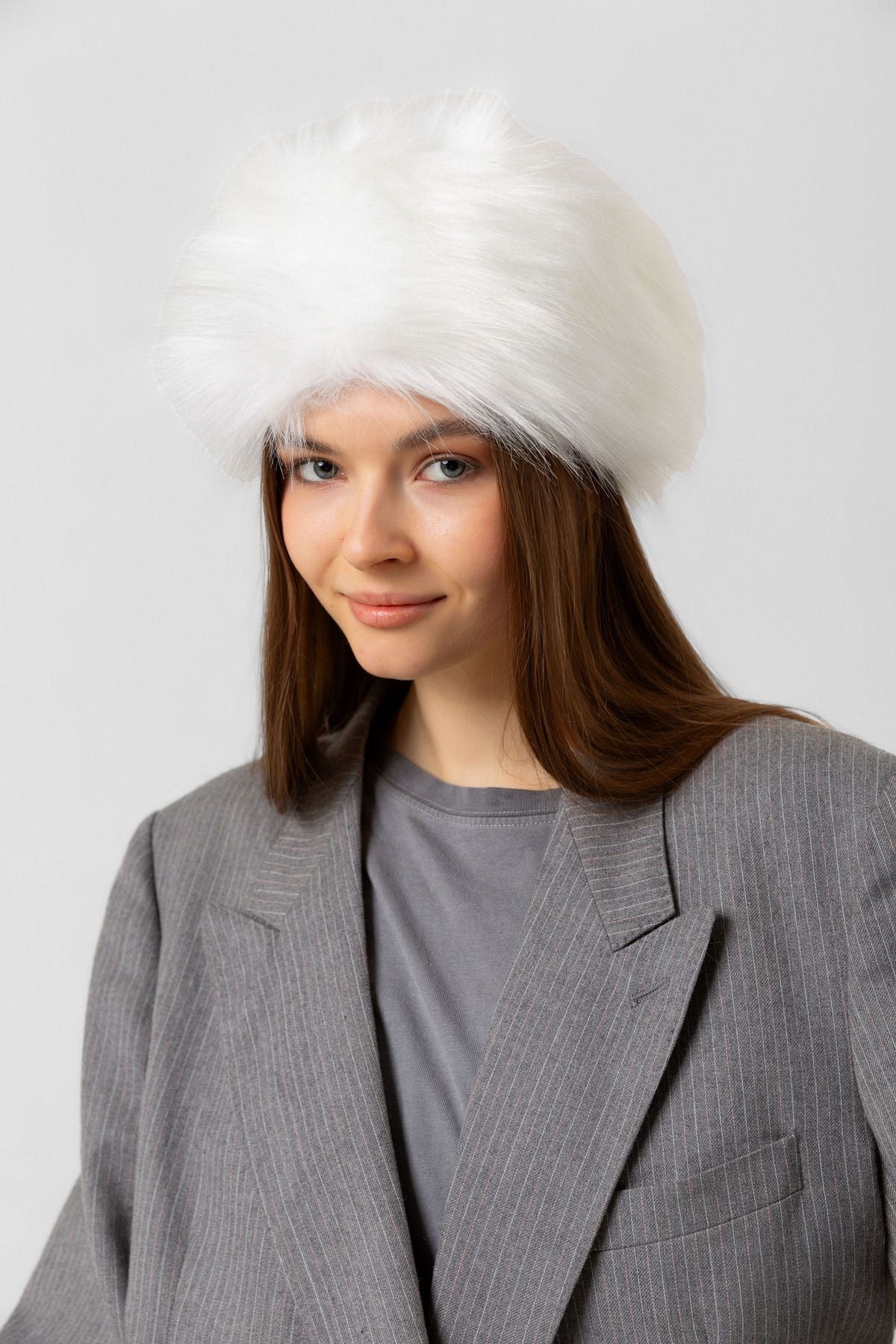 Kahverengi İthal Katlanabilir Peluş Kulaklık KLK01