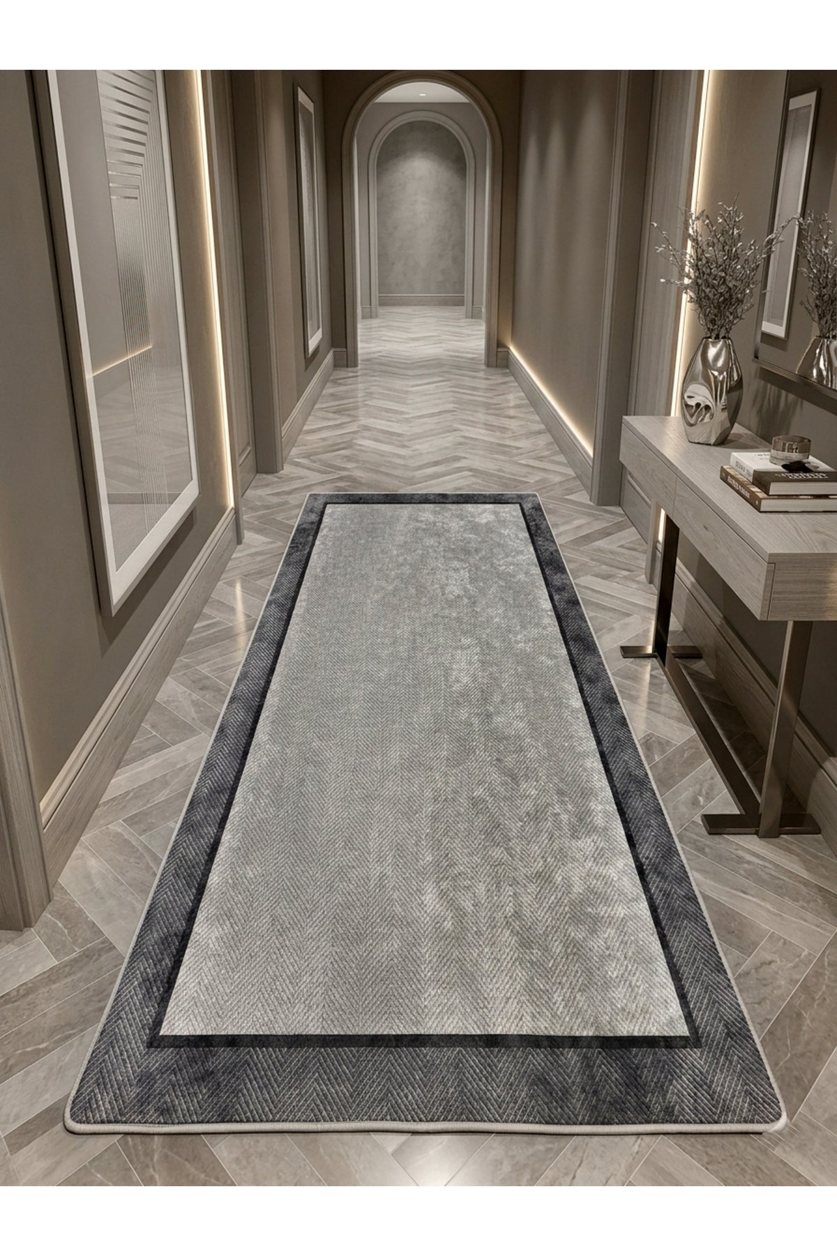 Modern Lateks Taban Salon Yolluk Antre Halı