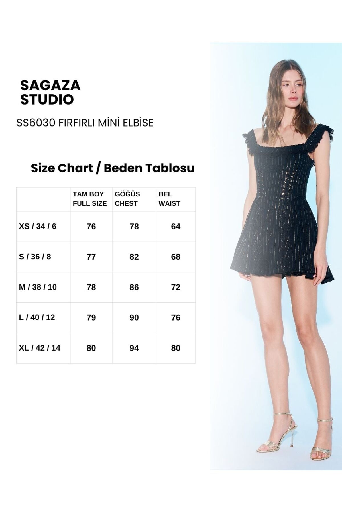 Korseli Mini Elbise