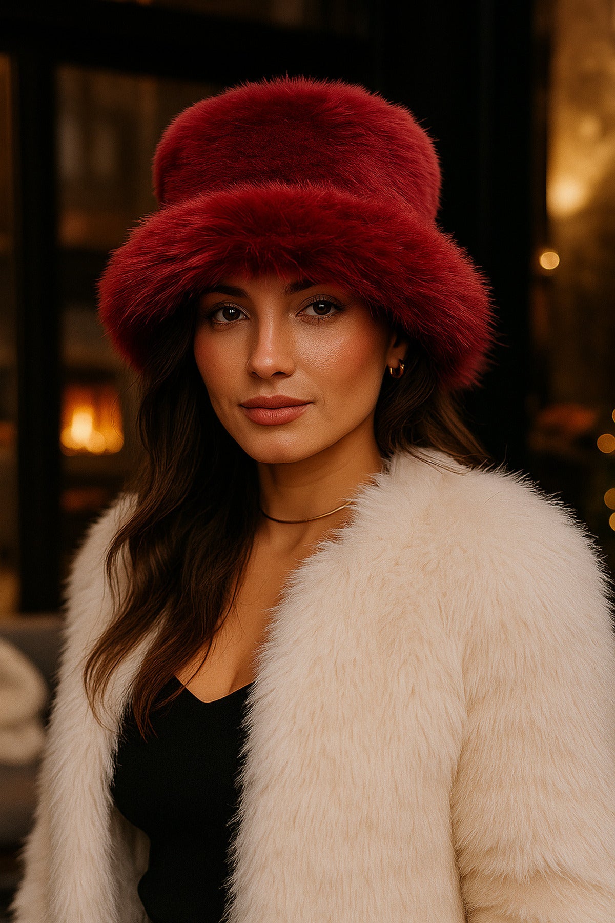 Kahverengi İthal Katlanabilir Peluş Kulaklık KLK01