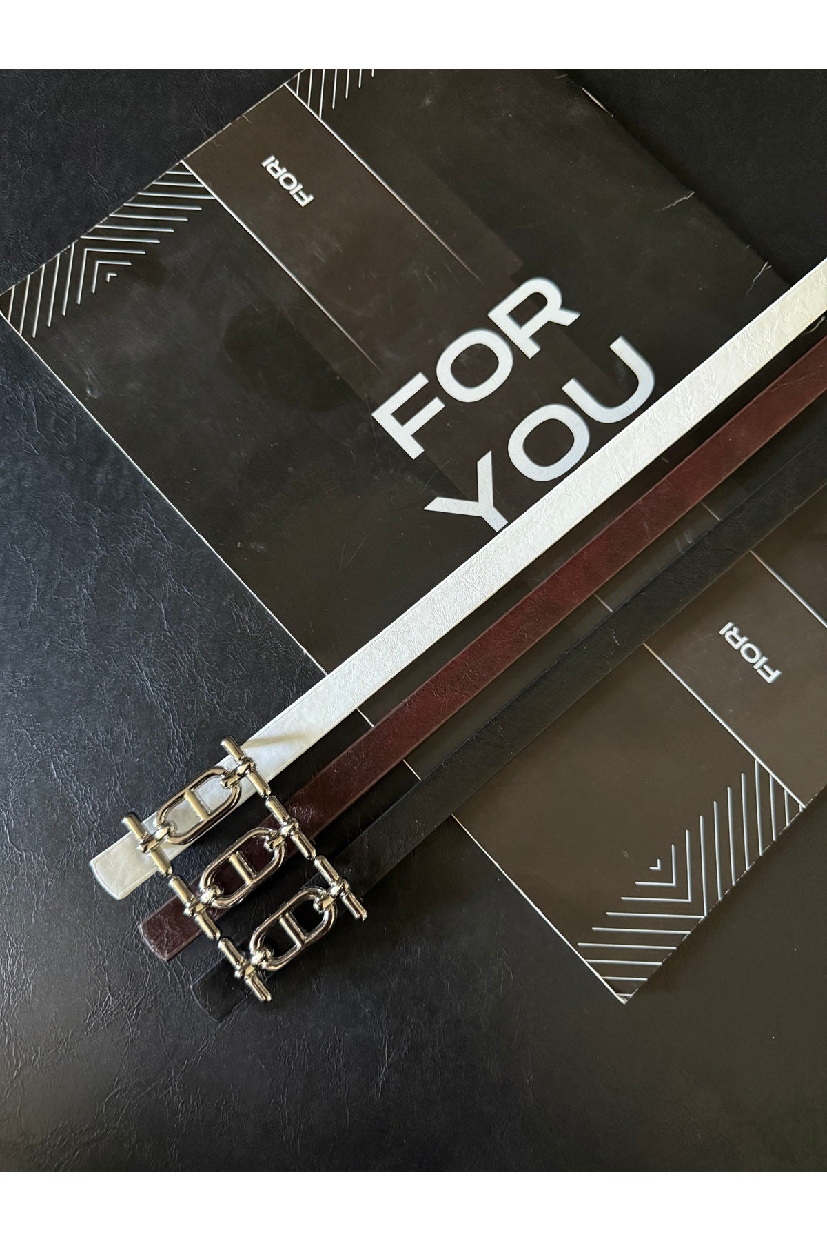 Gümüş Tokalı Ince Kadın Kemer, Pantolon Kemeri, Gömlek Kemeri, Ceket Kemeri