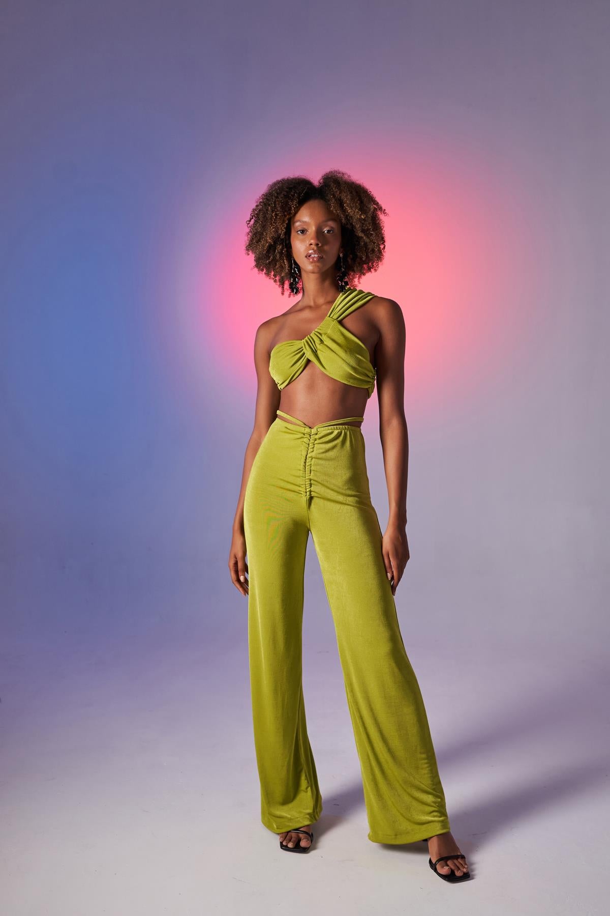 Beatrice Pantolon Yeşil Yeşil L