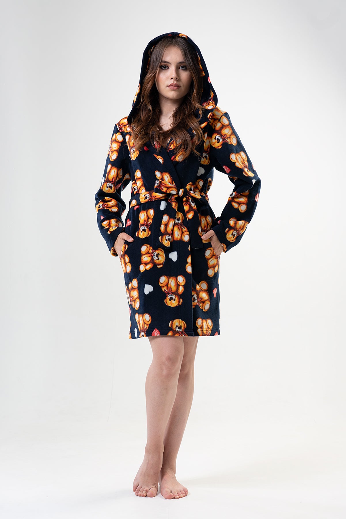 Woman Lovely Bear Dressing Gown