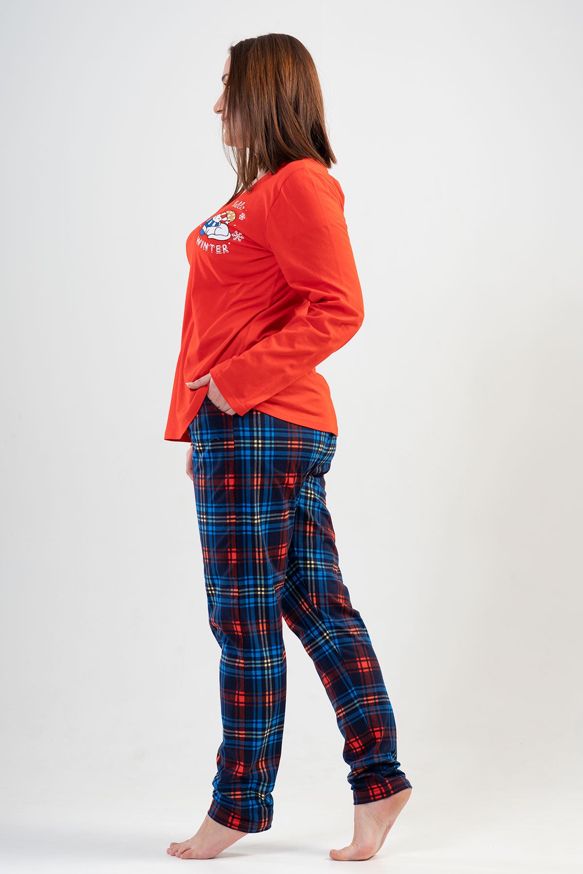Woman Big Size Winter Pyjama Set