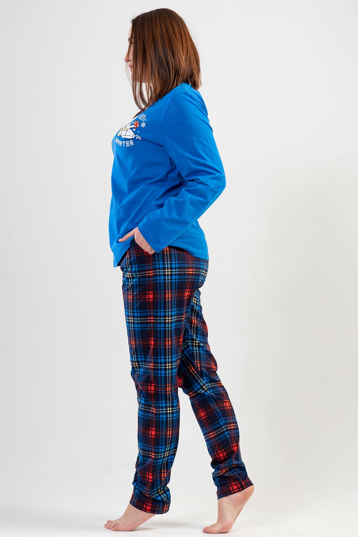 Woman Big Size Winter Pyjama Set