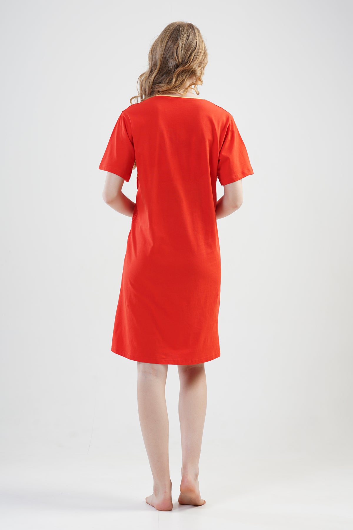 BAYAN P.SUPREM CIFT PATLI KISA KOL HAMILE TUNIK