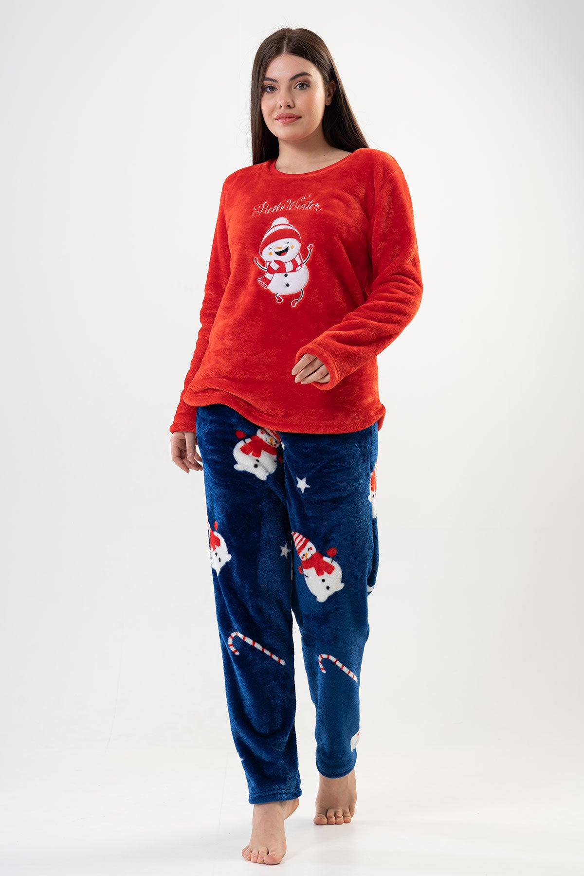 Woman Soft Christmas Pyjama Set