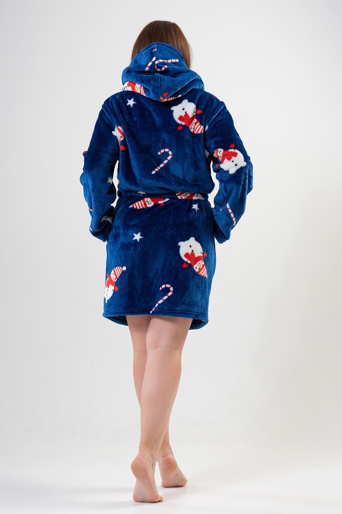 Woman Big Size Soft Christmas Dressing Gown