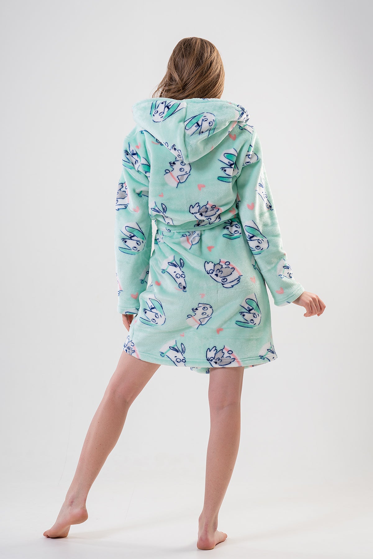 BAYAN SOFT KAPSONLU UZUN KOL CEPLI KISA SABAHLIK