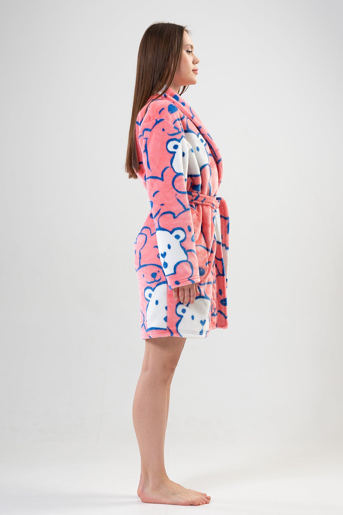 Woman Welsoft Pinky Dressing Gown