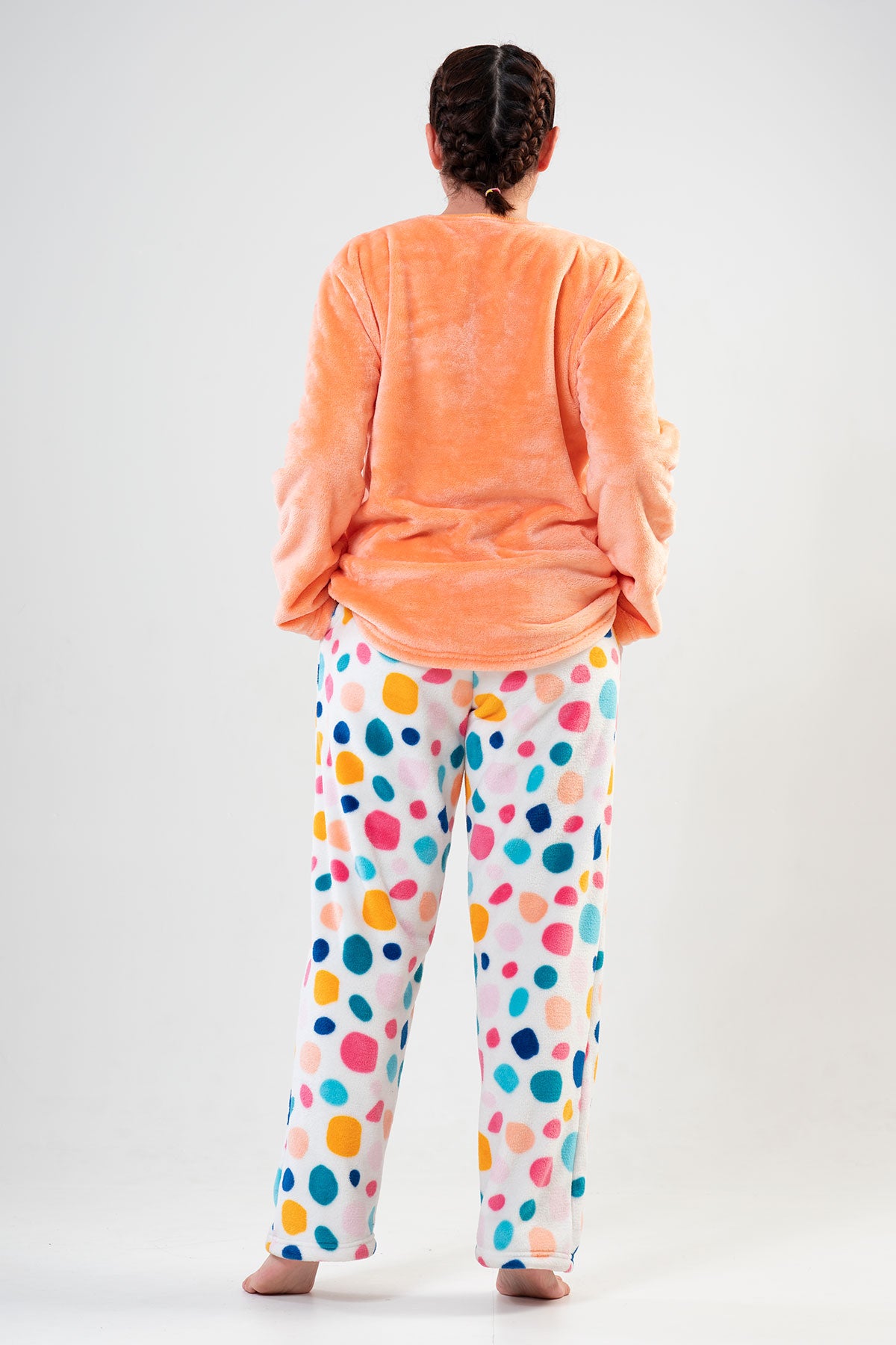 Woman Big Size Rainbow Pyjama Set