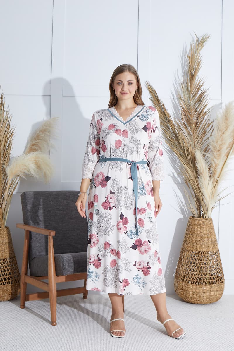 15873 BAYAN BATTAL BOY ELBİSE