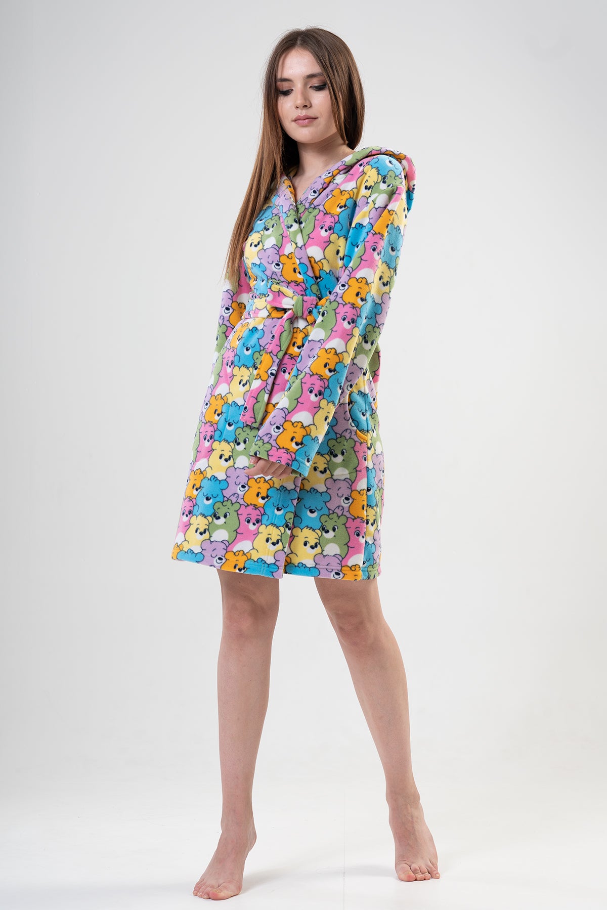 Woman Chesty Dressing Gown