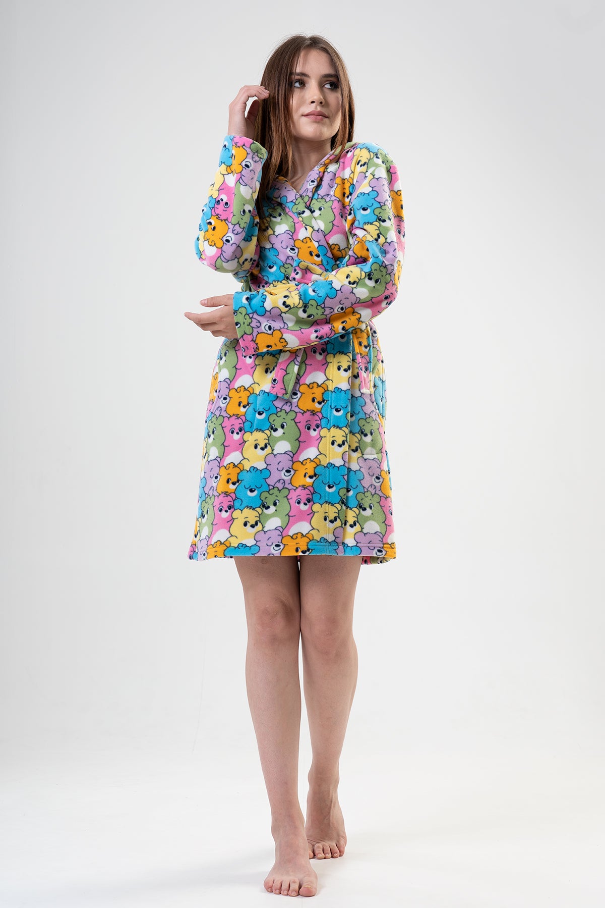 Woman Chesty Dressing Gown