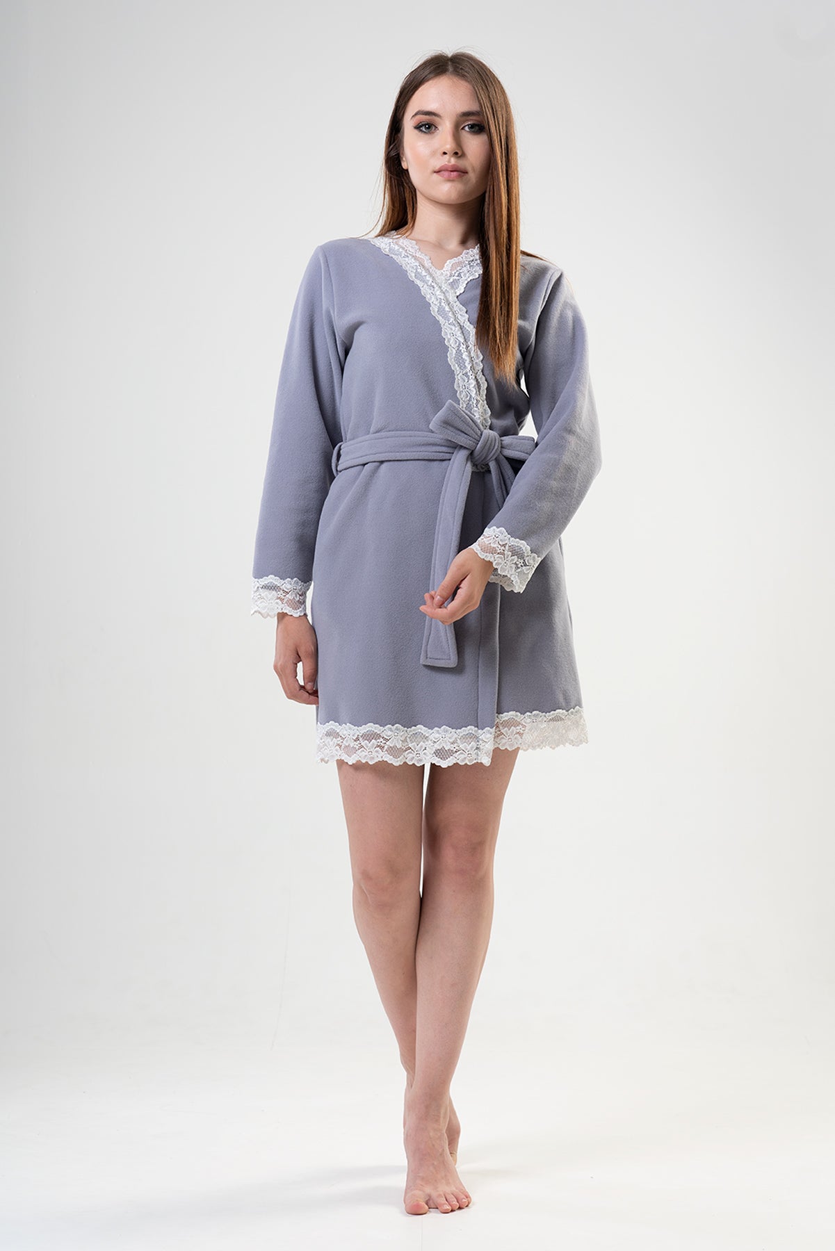 Woman Lace Dressing Gown