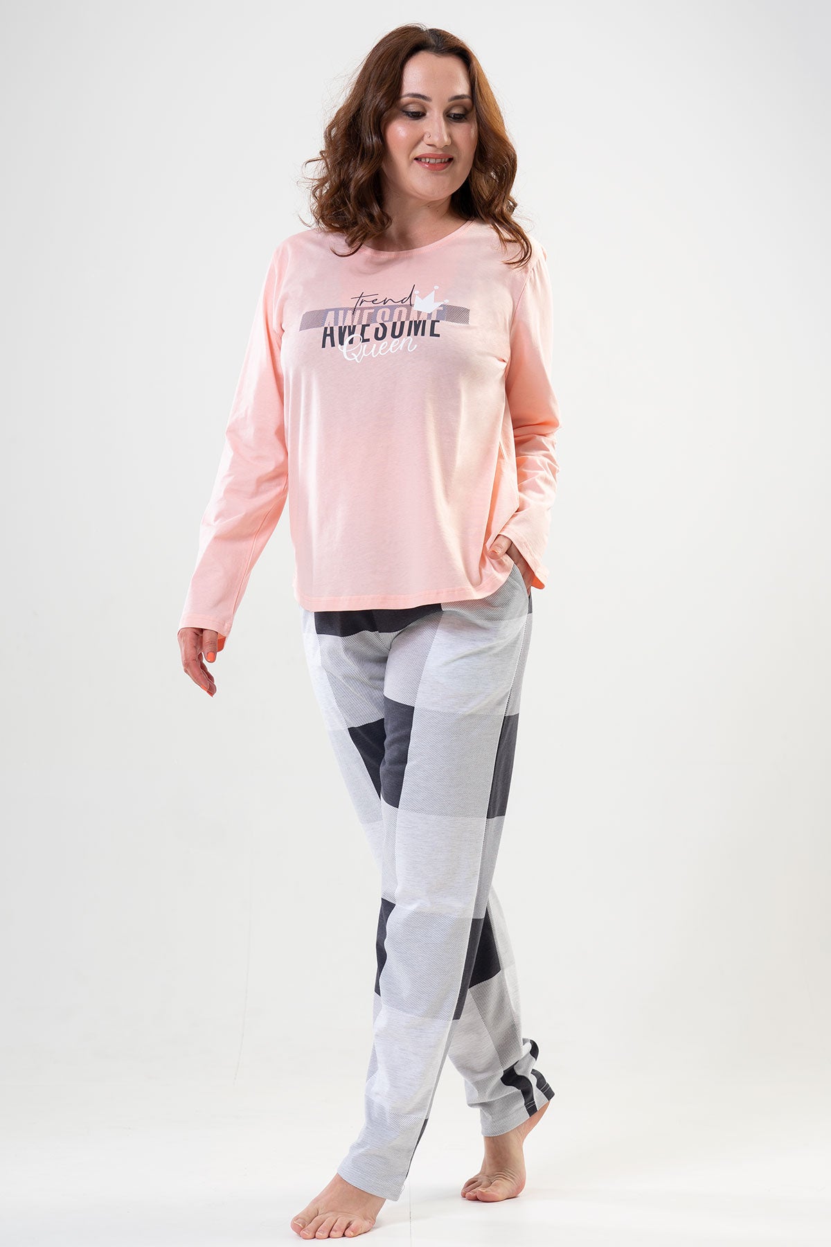 Woman Big Size Queen Pyjama Set