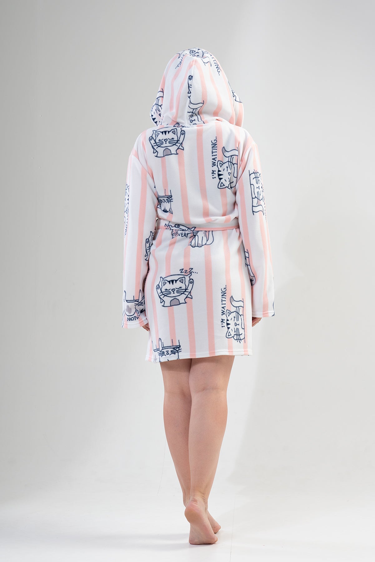 Woman Fleece Waity Dressing Gown